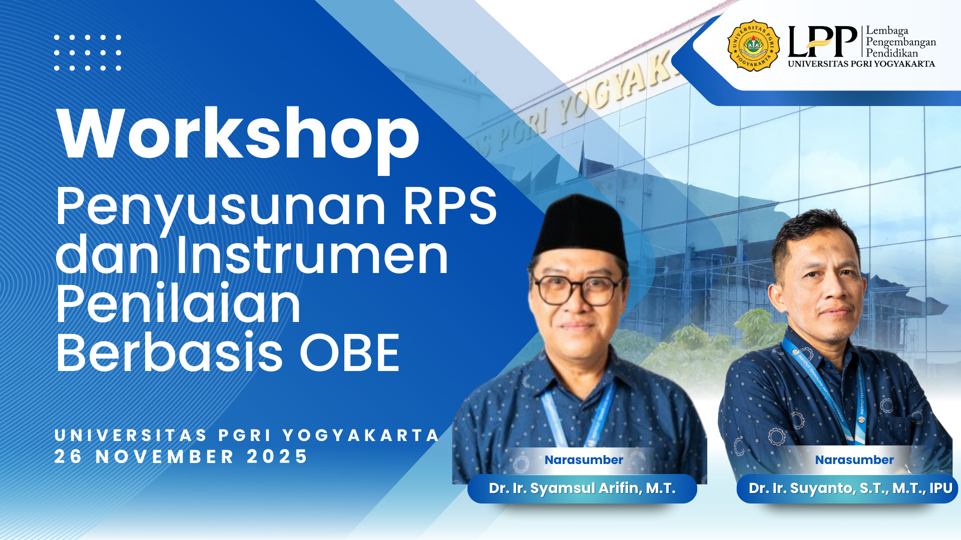 Workshop Penyusunan RPS dan Instrumen Penilaian Berbasis OBE
